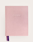 Handbound Old Rose linen covered journal front