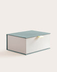 Handcrafted Antique and Cobblestone coloured keepsake box