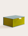Handcrafted Antique and Kiwi coloured keepsake box