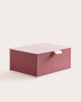 Handcrafted Blush and Deep Rose coloured keepsake box