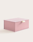 Handcrafted Blush and Dusty Rose coloured keepsake box