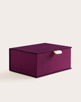 Handcrafted Huckleberry and Orchid coloured keepsake box