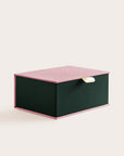 Handcrafted Old Rose and Holly coloured keepsake box
