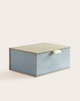 Handcrafted Sand and Steel coloured keepsake box