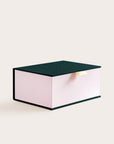 Handcrafted Seaweed and Pastel Rose coloured keepsake box