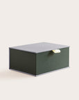 Handcrafted Silver and Sequoia coloured keepsake box