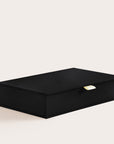 Handcrafted Black linen covered photo box