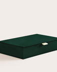 Handcrafted Forest linen covered photo box