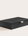 Handcrafted Grey linen covered photo box