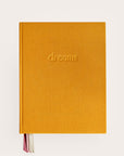 Handbound Mustard linen covered journal front