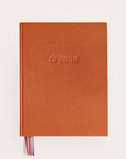 Handbound Rusty linen covered journal front