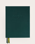 Handbound Seeweed linen covered journal front