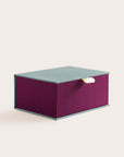 Handcrafted Antique and Orchid coloured keepsake box