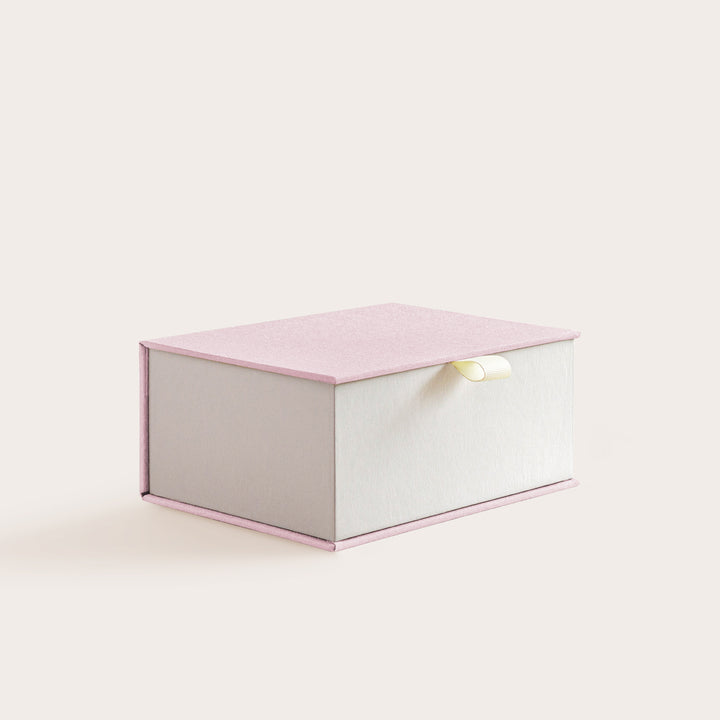 Handcrafted Blush and Cobblestone coloured keepsake box