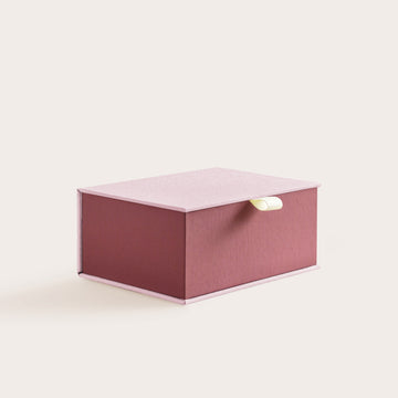 Handcrafted Blush and Deep Rose coloured keepsake box