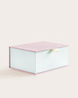 Handcrafted Blush and Pastel Green coloured keepsake box