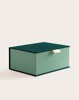 Handcrafted Jade and Matcha coloured keepsake box