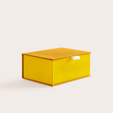 Handcrafted Mustard coloured keepsake box