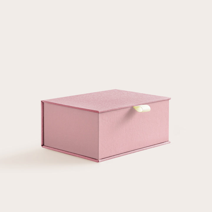 Handcrafted Old Rose and Dusty Rose coloured keepsake box