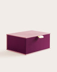 Handcrafted Old Rose and Orchid coloured keepsake box