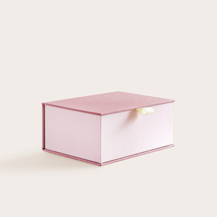 Handcrafted Old Rose and Pastel Rose coloured keepsake box