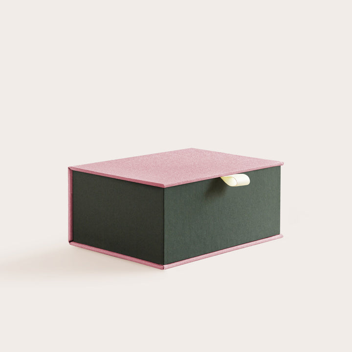 Handcrafted Old Rose and Sequoia coloured keepsake box