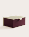 Handcrafted Sand and Wine coloured keepsake box