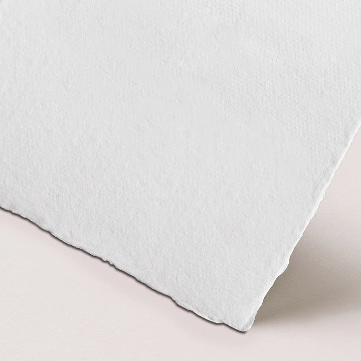 Soft White coloured handmade paper
