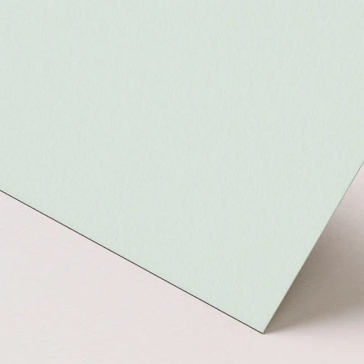 Pastel green coloured paper