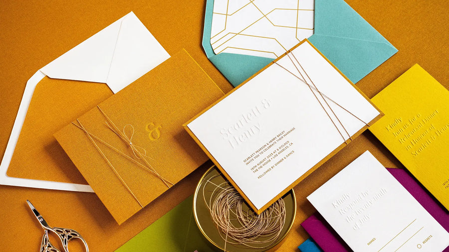 Exquisitely Handcrafted Letterpress Wedding Stationery