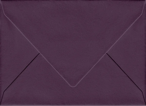 Prune coloured envelope