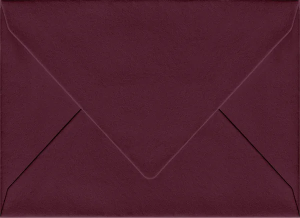 Wine coloured envelope
