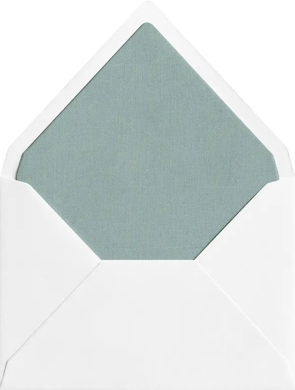 Antique coloured linen envelope liner