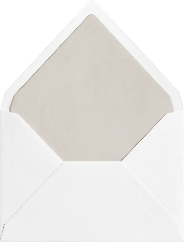 Cobblestone coloured envelope liner