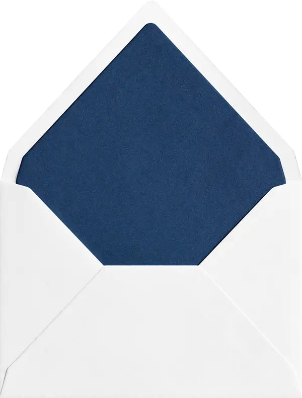 Royal coloured envelope liner