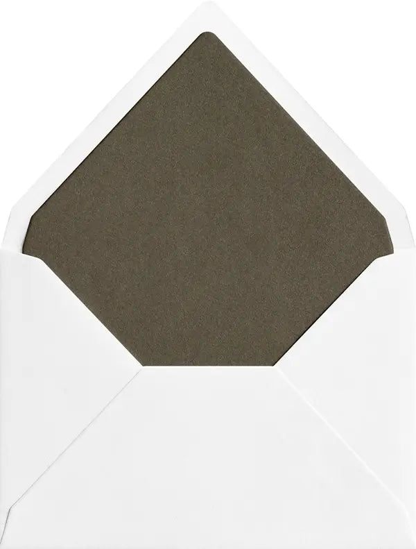Sombre Grey coloured envelope liner
